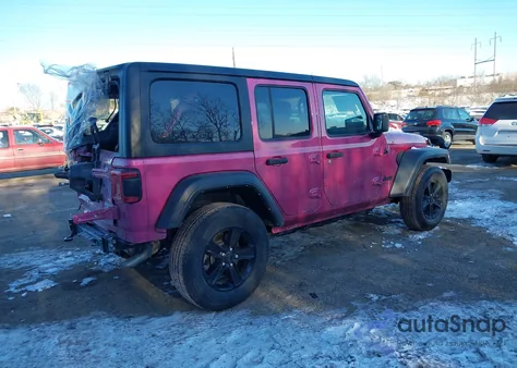 2022 Jeep Wrangler Unlimited Sport Altitude 4X4 from USA, damaged, VIN 1C4HJXDGXNW122353